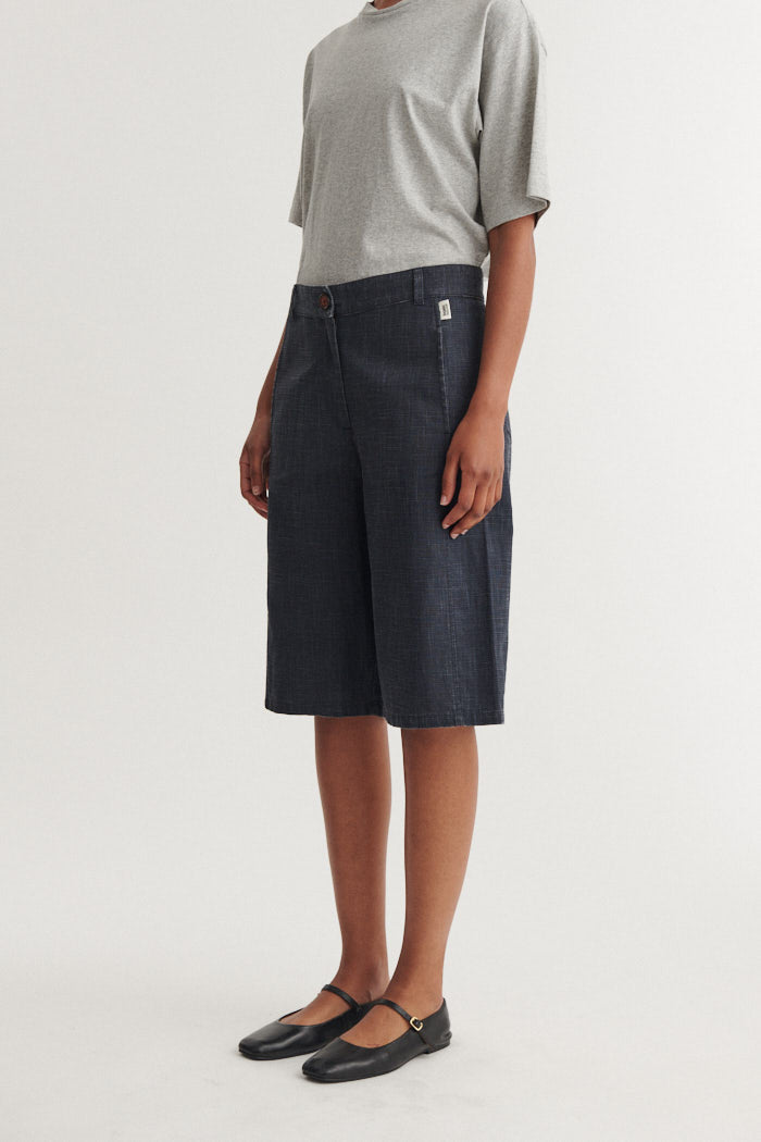 Basic Apparel Senia Long Shorts Shorts 884 Asphalt